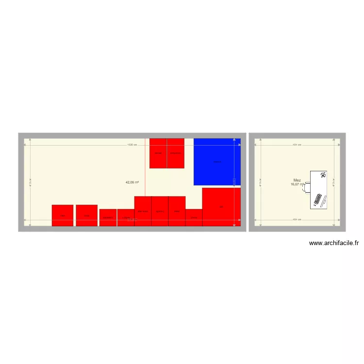 garage causse ex mna. Plan de 