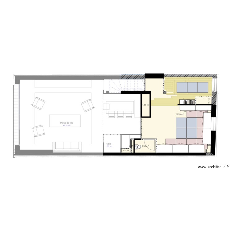 plan entrée Caroline Z. Plan de 0 pièce et 0 m2