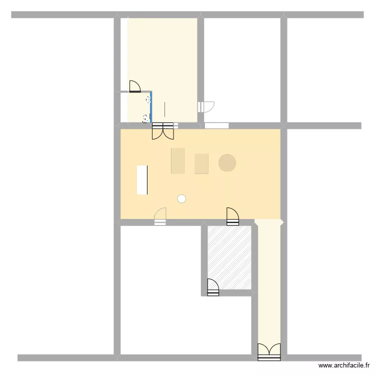 RESTAURANT STE JALLE. Plan de 