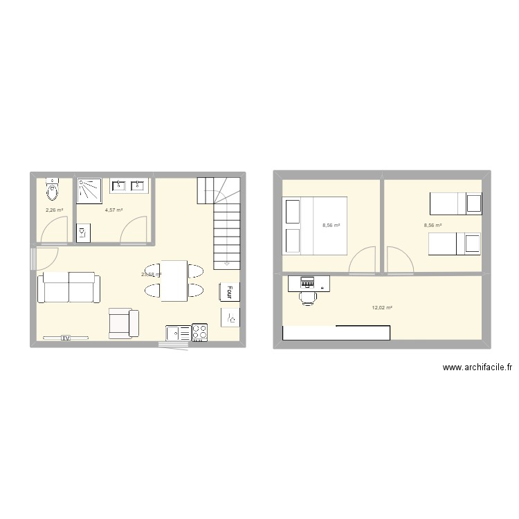 CHALET. Plan de 0 pièce et 0 m2