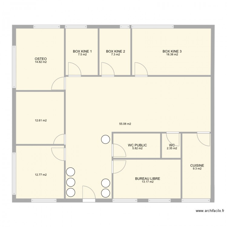 Cabinet kaiad 3. Plan de 0 pièce et 0 m2