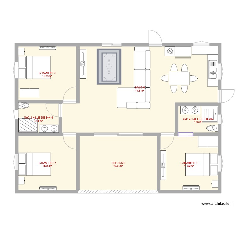 tuatini 3. Plan de 0 pièce et 0 m2