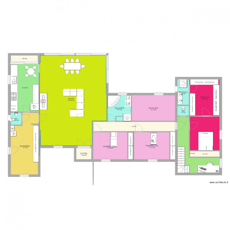 MAISON ROCBARON. Plan de 0 pièce et 0 m2