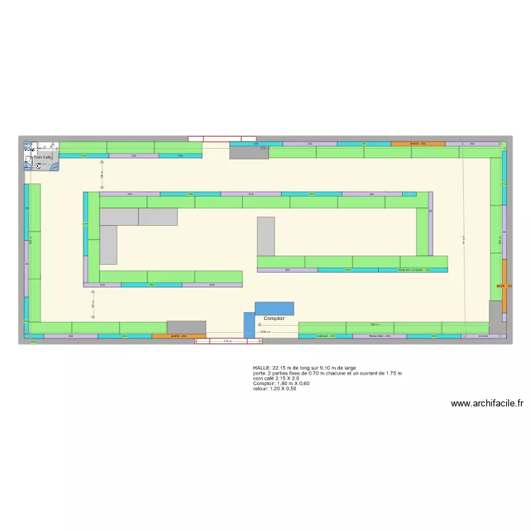 Plan HOTTE DU PERE NOEL 2022 -TABLES BOIS. Plan de 