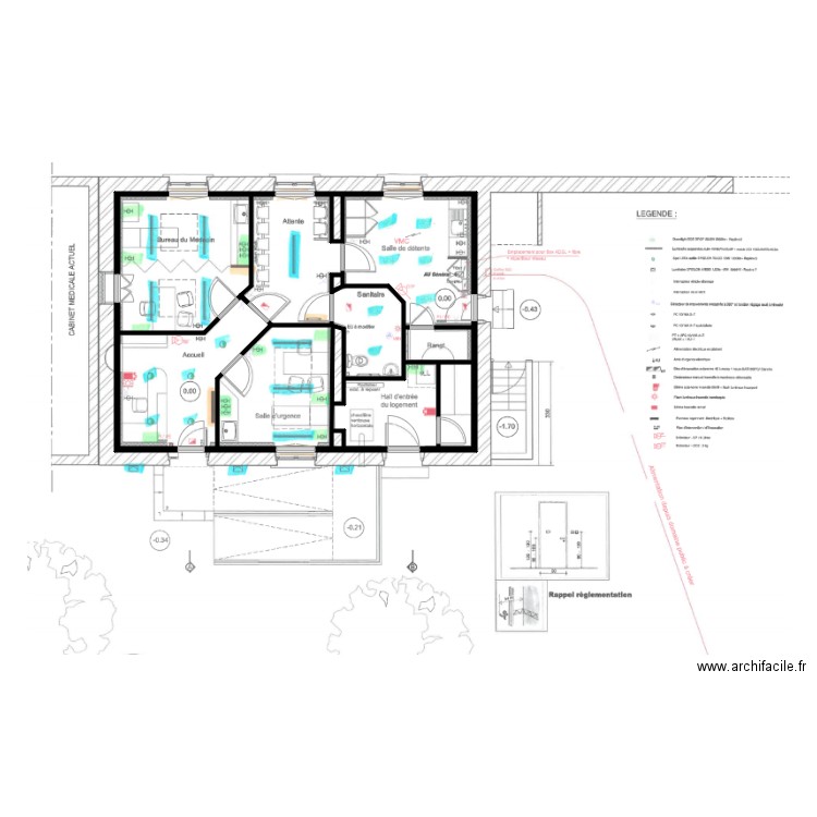 Cabinet Medical Bussy. Plan de 0 pièce et 0 m2