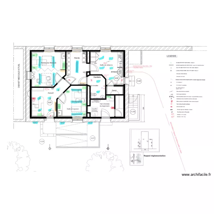 Cabinet Medical Bussy. Plan de 