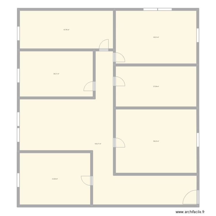 trabajo sintesis. Plan de 0 pièce et 0 m2