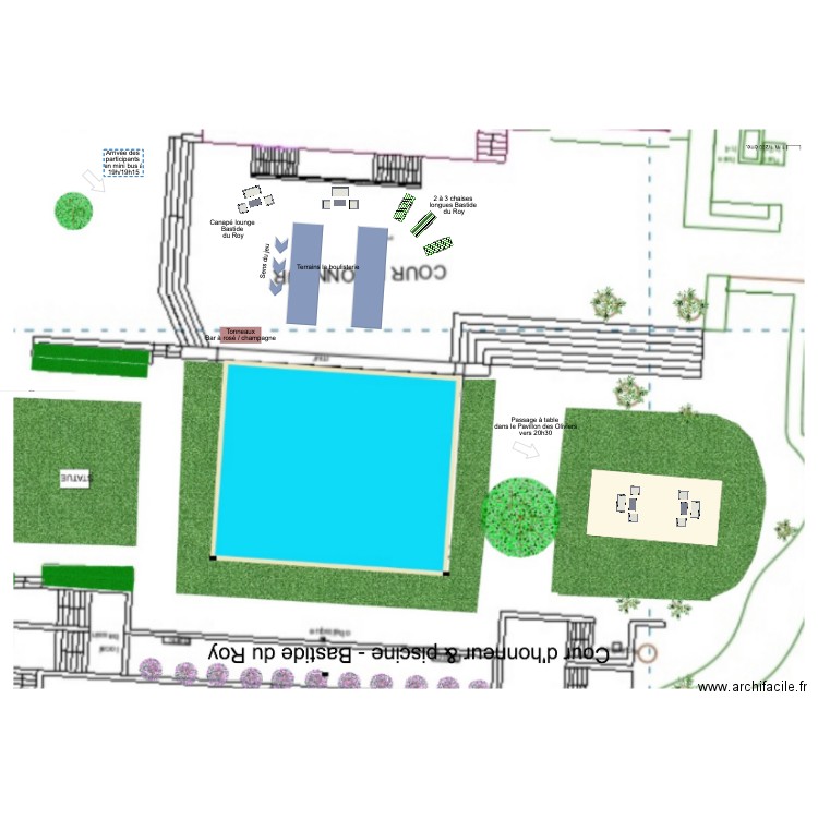 Cour d'honneur - 26092023. Plan de 0 pièce et 0 m2