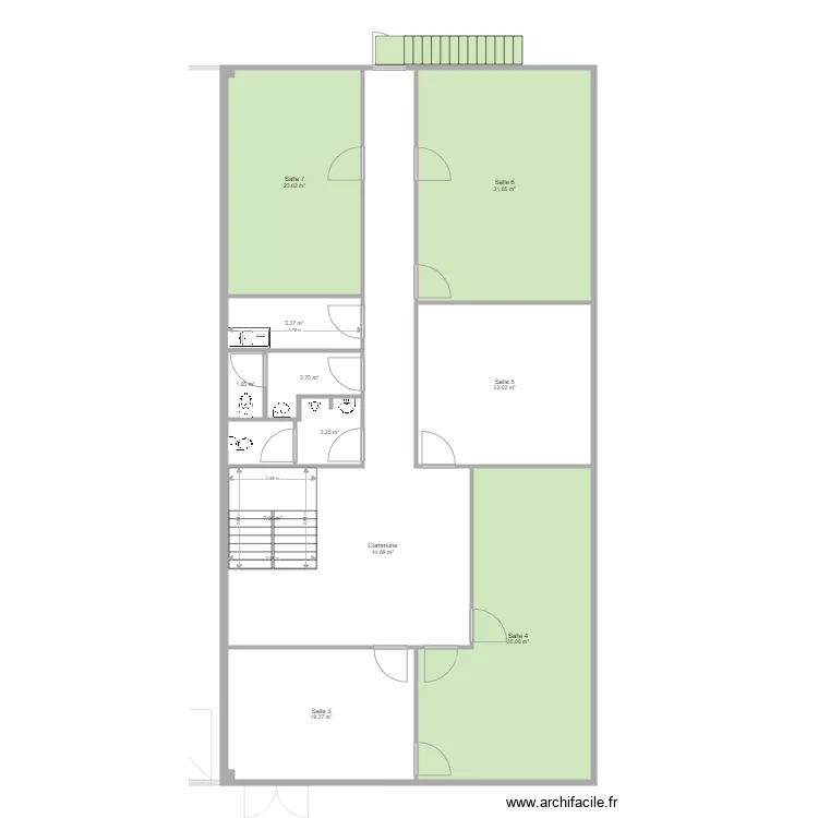 Rixeim etage proj. Plan de 