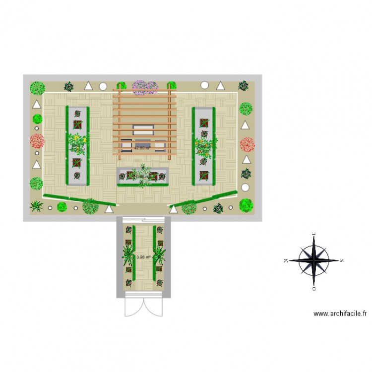 Serre . Plan de 0 pièce et 0 m2
