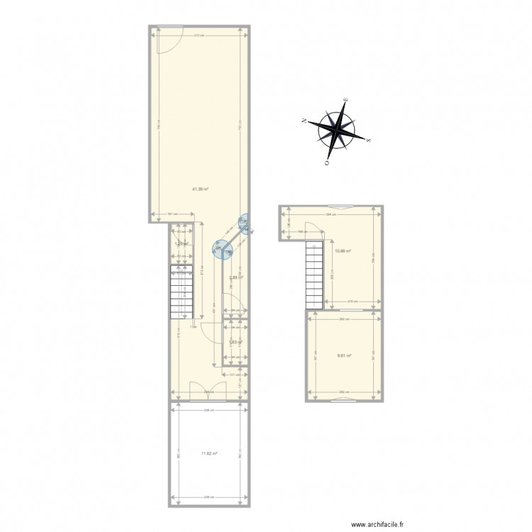 ERA 68 av Jean Jaurès 69007. Plan de 0 pièce et 0 m2