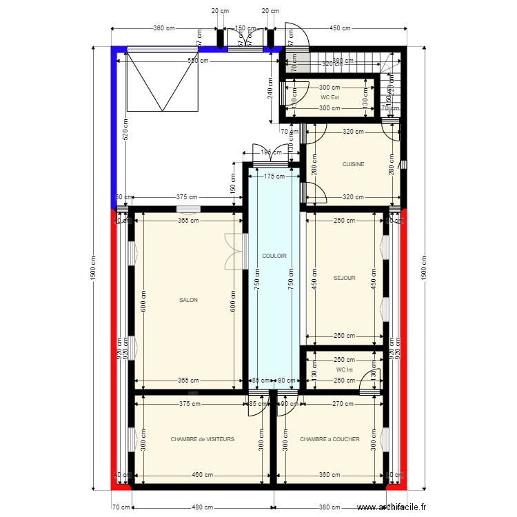 T10 x15 Client 26512570 v2 escalier. Plan de 0 pièce et 0 m2