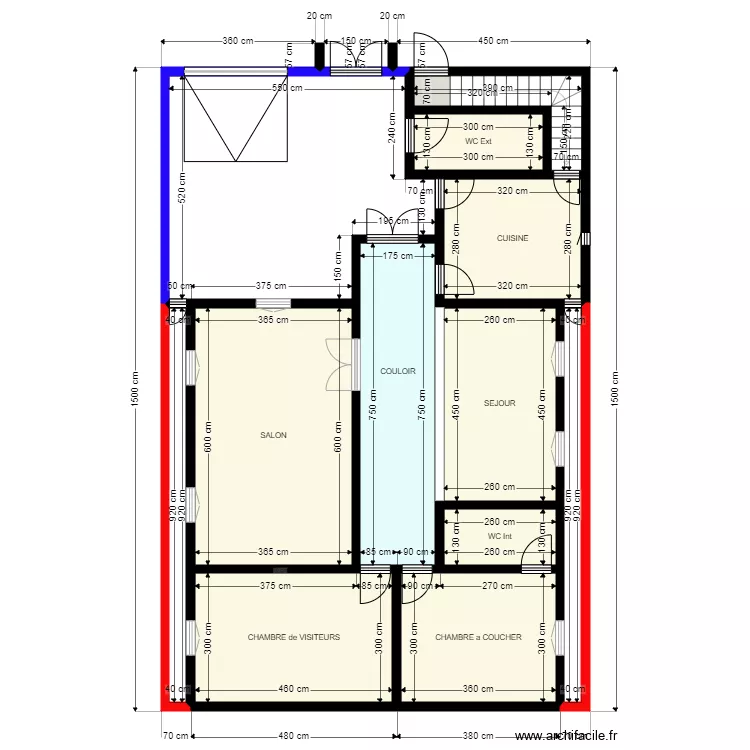 T10 x15 Client 26512570 v2 escalier. Plan de 