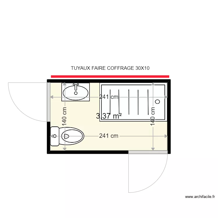 CAILLERET J FRANCOIS . Plan de 