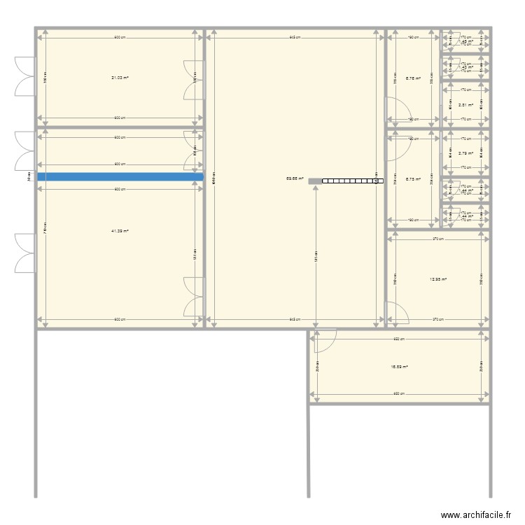 Projet visio V0. Plan de 0 pièce et 0 m2