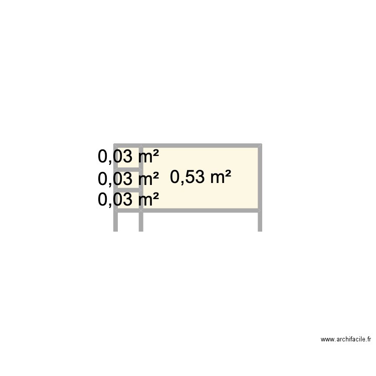 Meuble grande sdb Lurons. Plan de 4 pièces et 1 m2