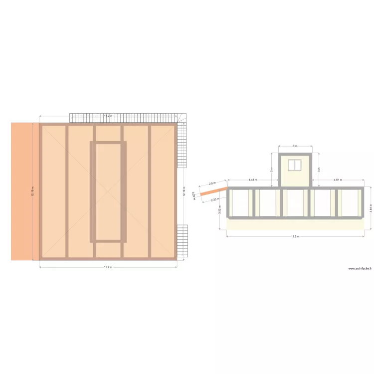 Club House. Plan de 