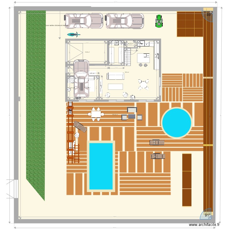MAISON BOIS DIY SAVOIE SS SOL. Plan de 0 pièce et 0 m2