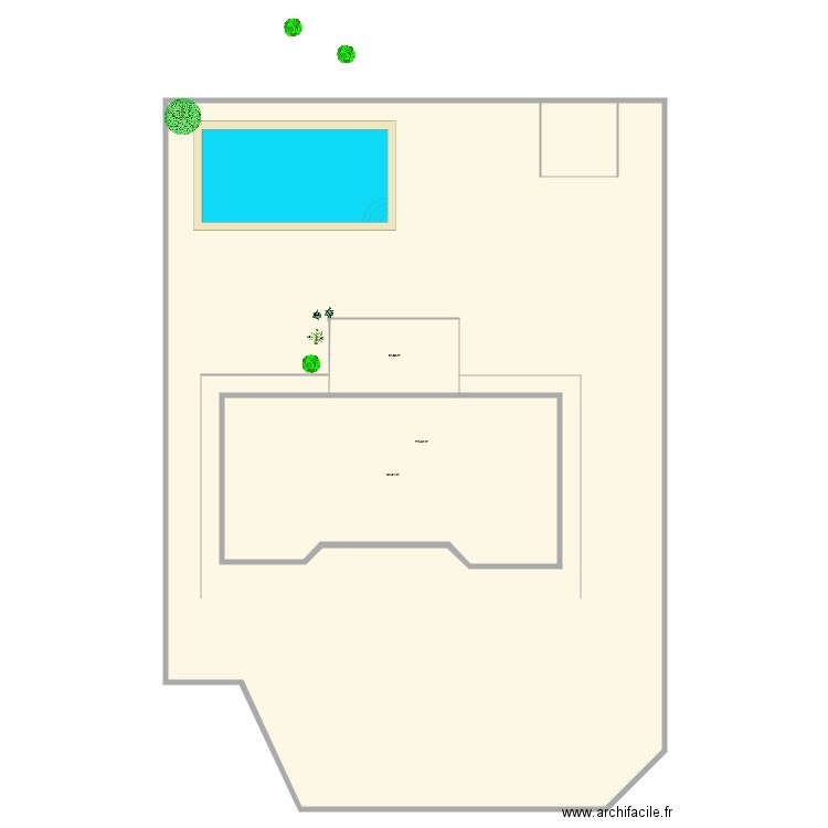 piscine. Plan de 0 pièce et 0 m2