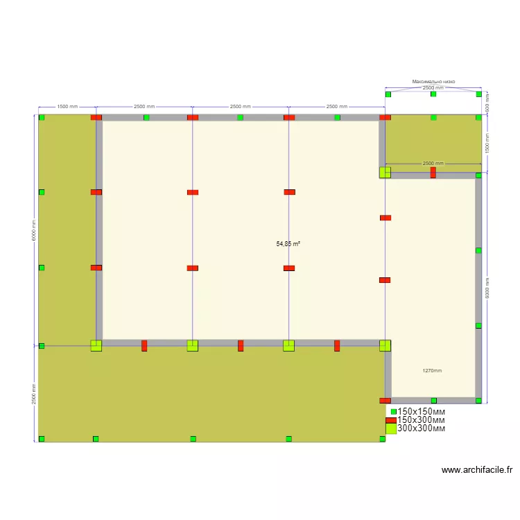 Матвейково Сваи. Plan de 