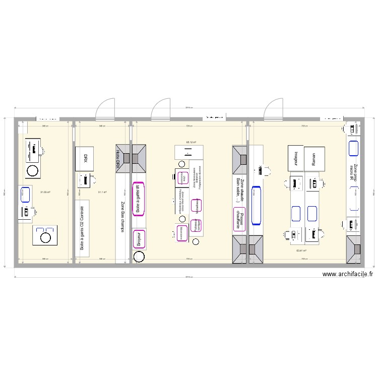 Micro DRX Prep IR V2. Plan de 0 pièce et 0 m2