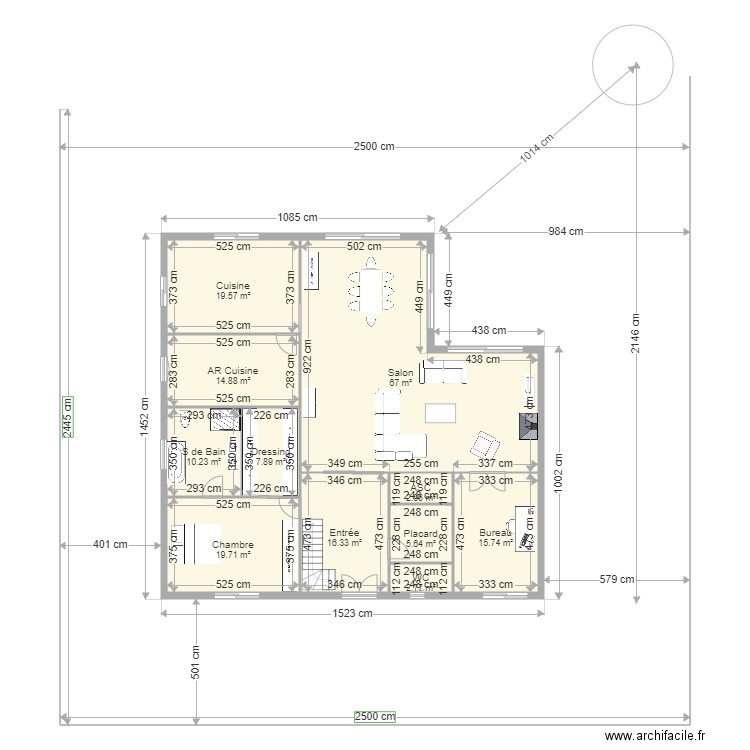 Crespieres 05 01 2022 b. Plan de 11 pièces et 183 m2