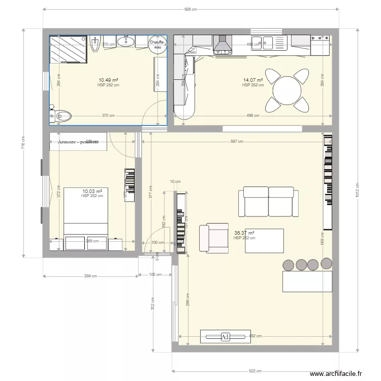 plan de maison. Plan de 