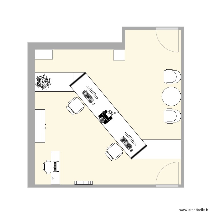 comptoir. Plan de 0 pièce et 0 m2