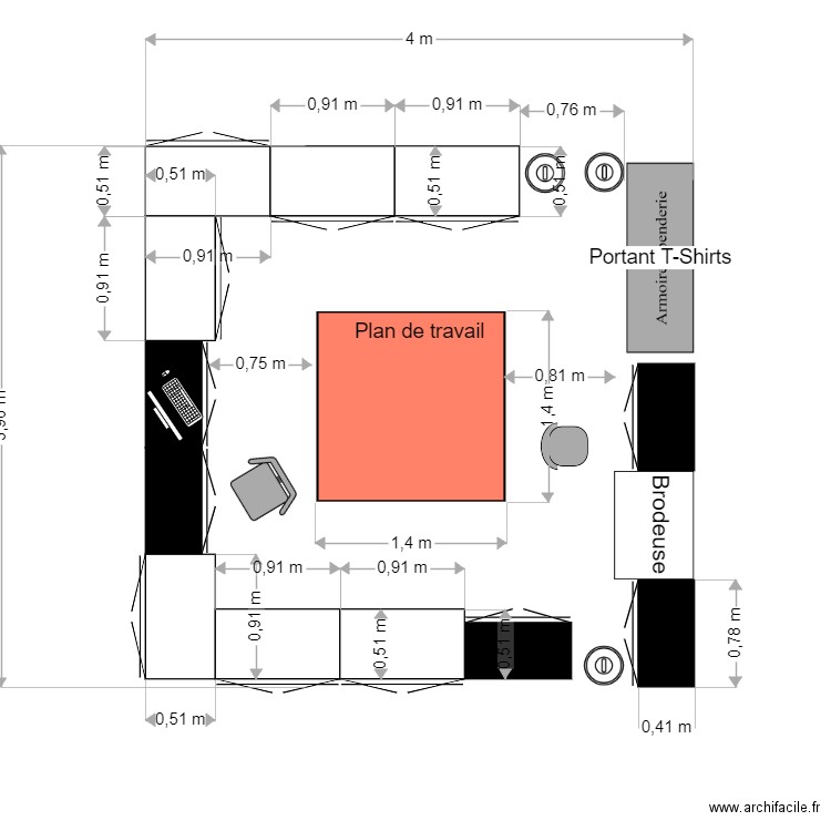 magasin ephémère 6B. Plan de 0 pièce et 0 m2