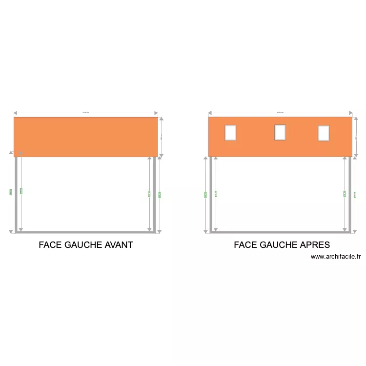 PLC FACE GCHE. Plan de 