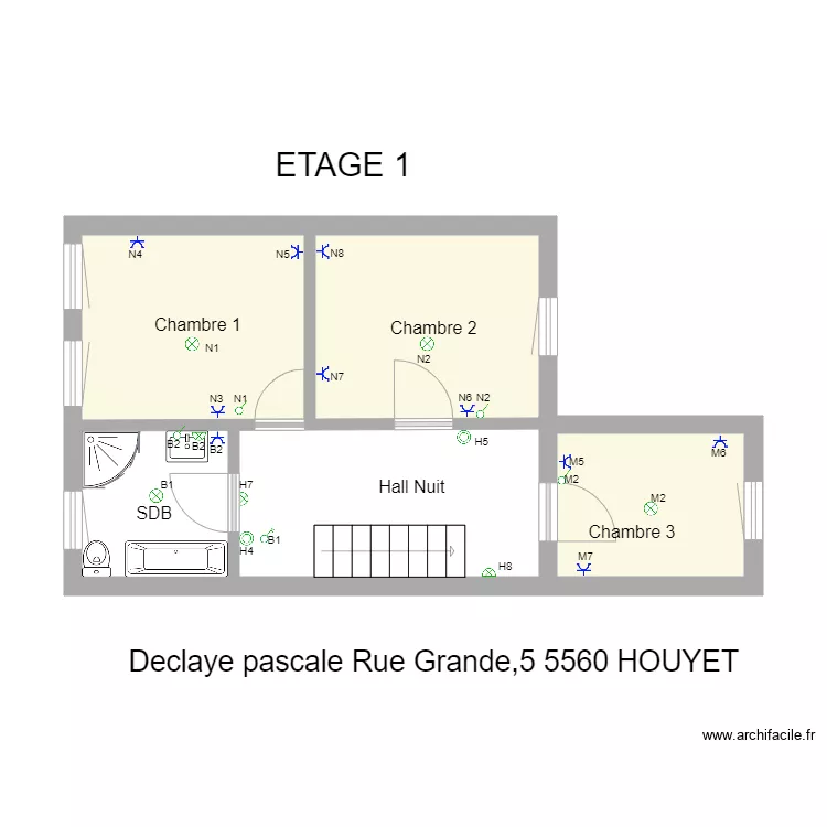 ETAGE 1 P. Plan de 