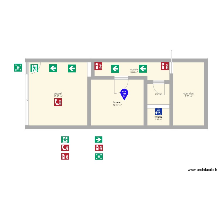 plan Digne Services Trégastel. Plan de 0 pièce et 0 m2