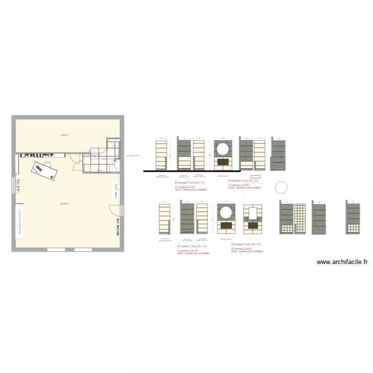 sdb haut 2025_70x90_carrelage60x60c. Plan de 