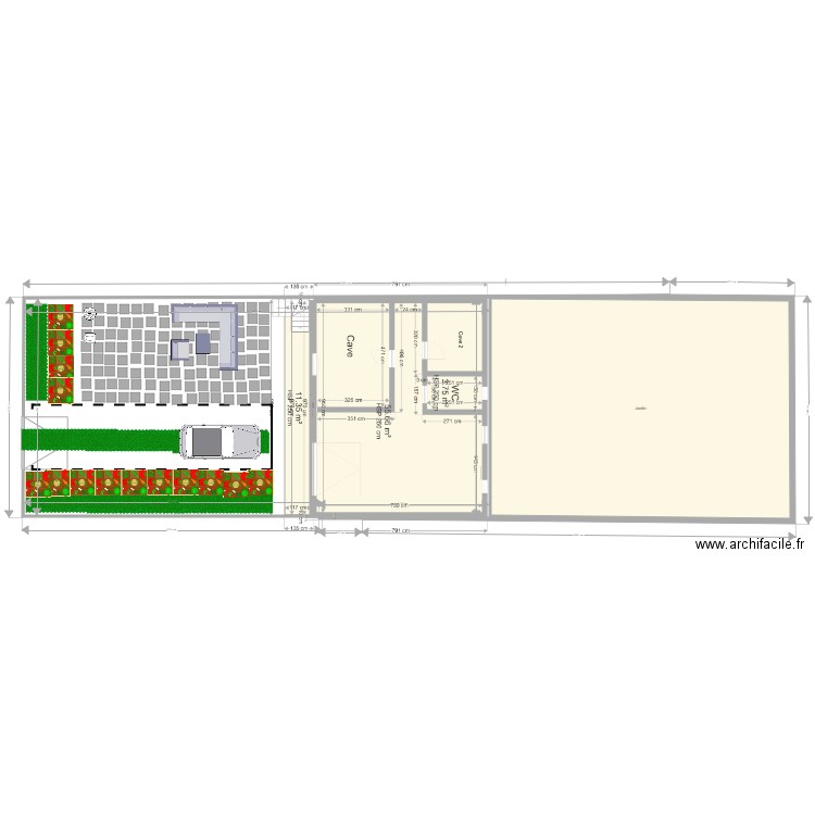 PLAN JARDIN. Plan de 0 pièce et 0 m2