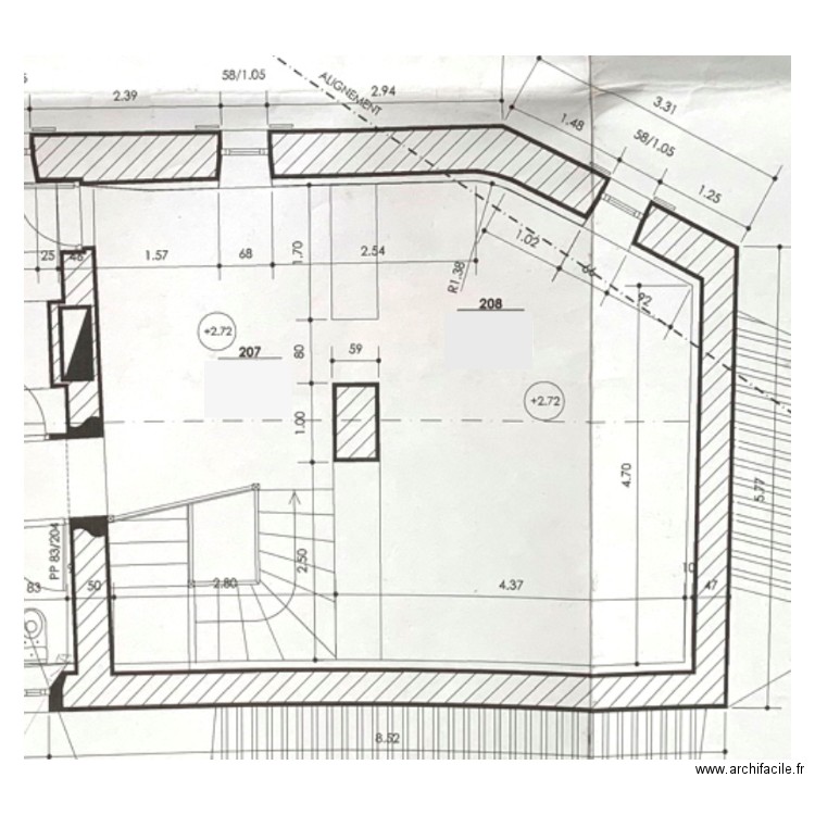 La Fosse Ouest étage. Plan de 0 pièce et 0 m2