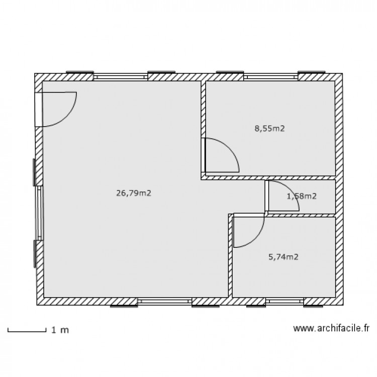 chalet . Plan de 0 pièce et 0 m2