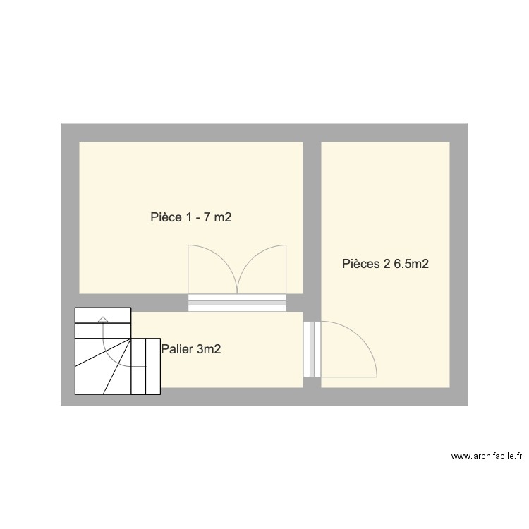 GAUTHE 2er Etage. Plan de 0 pièce et 0 m2