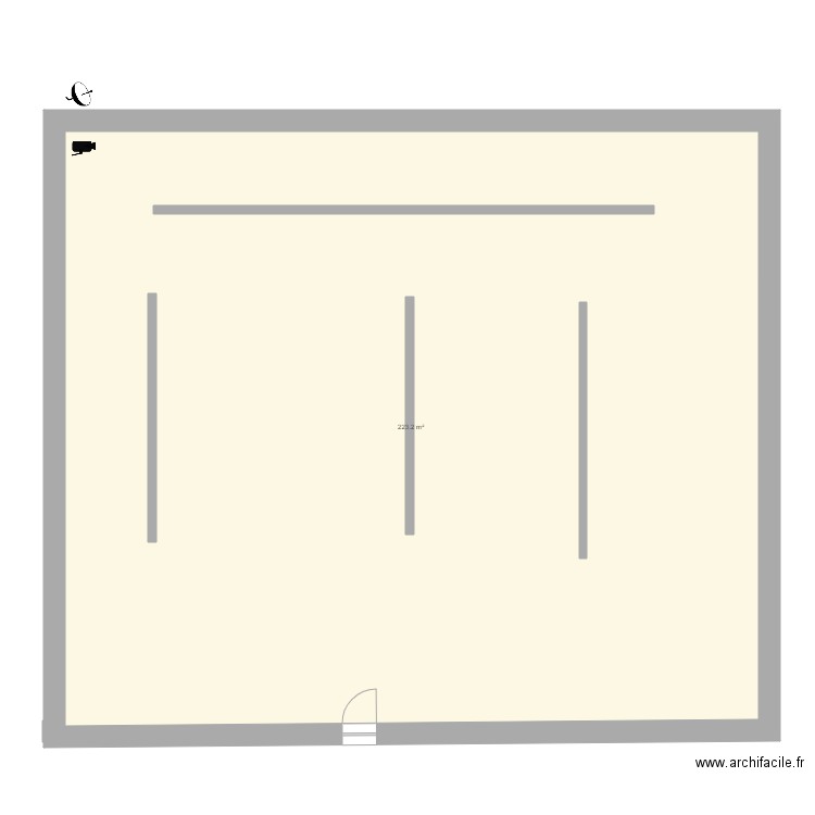 plan magasin. Plan de 0 pièce et 0 m2