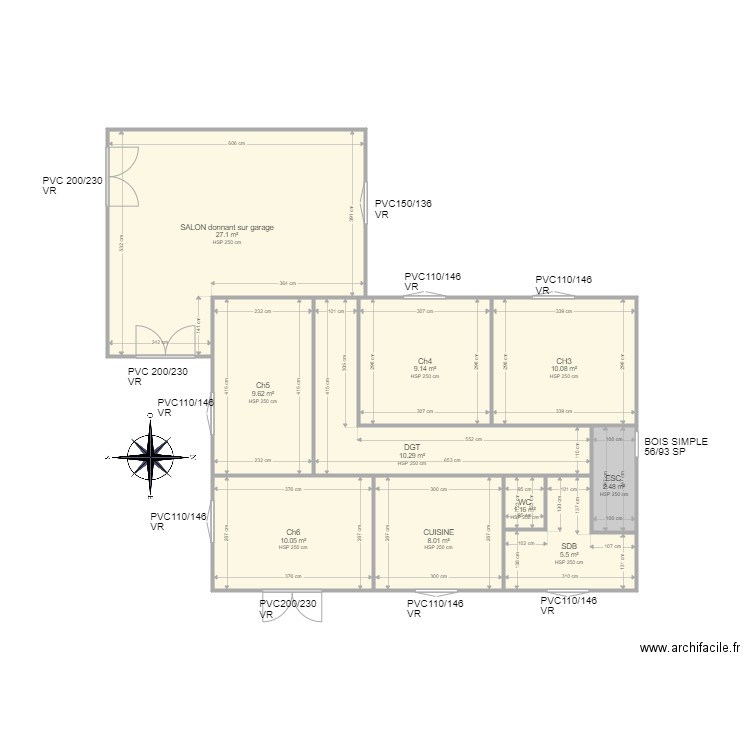 EL MEROUANI. Plan de 0 pièce et 0 m2