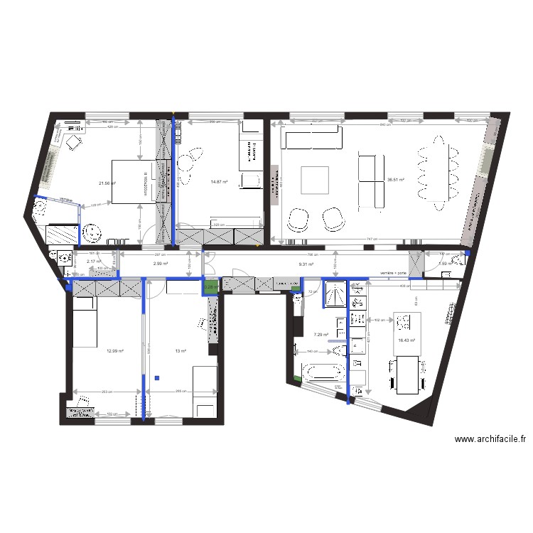 plan projet chateau neuilly PROJET 12. Plan de 0 pièce et 0 m2