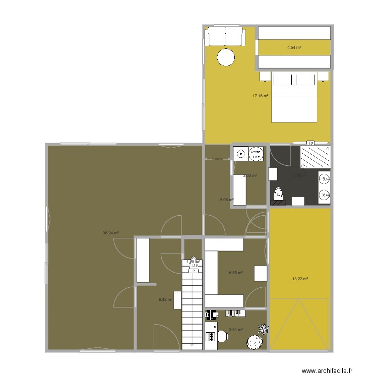 maison marcinelle après. Plan de 0 pièce et 0 m2