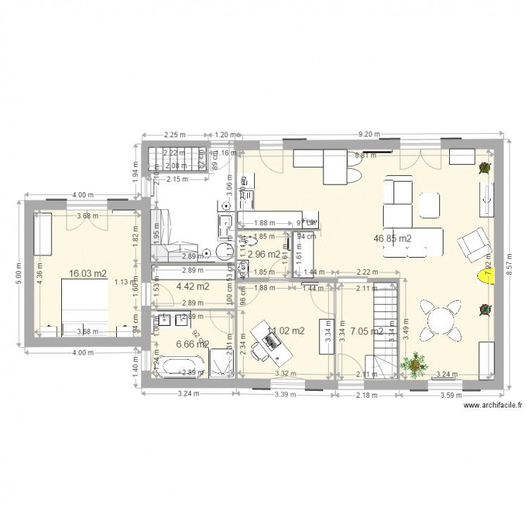 projet 2. Plan de 0 pièce et 0 m2