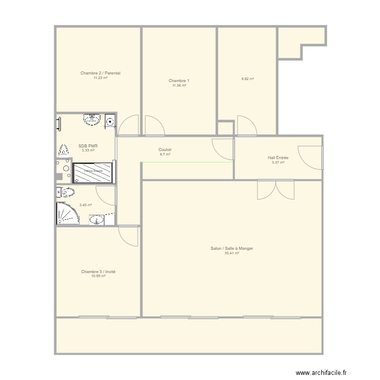 roulin. Plan de 0 pièce et 0 m2