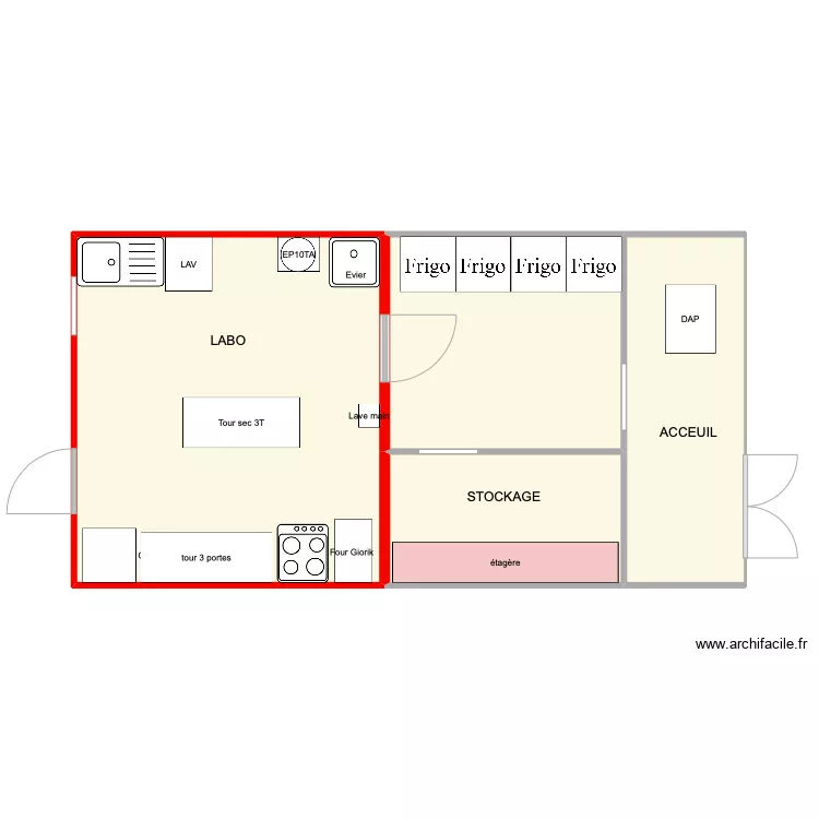 Labo Md Thielley. Plan de Labo Md Thielley. Plan de