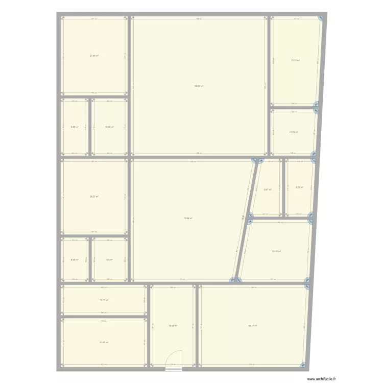 hangar st xandre. Plan de hangar st xandre. Plan de