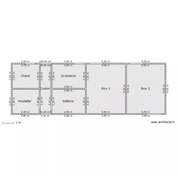 boxprojet final. Plan de 