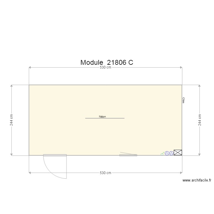 Module  21 806 C. Plan de 0 pièce et 0 m2