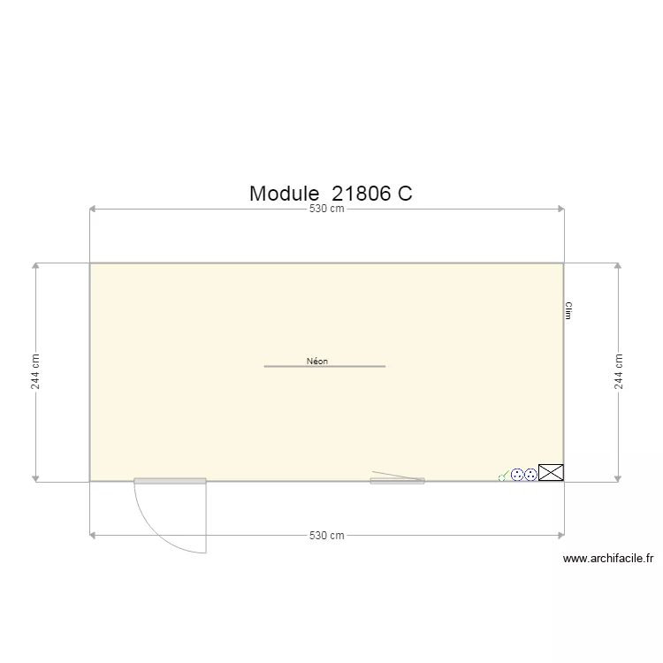 Module  21 806 C. Plan de 