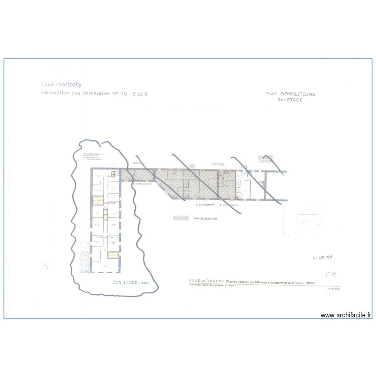 1ier. Plan de 0 pièce et 0 m2