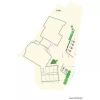 PLAN MASSE LES FRASSES Cadastre n&deg;1